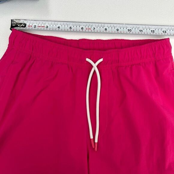 GAP Women’s Swim Shorts Pink Elastic Waist Drawstring Lined Size XS - Picture 4 of 6